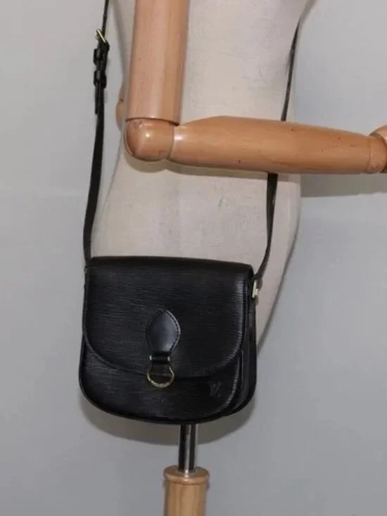 LOUIS VUITTON Epi Saint Cloud PM Shoulder Bag Black M52212 LV Auth 147467A - Picture 14 of 16
